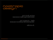 Tablet Screenshot of nootropicdesign.com